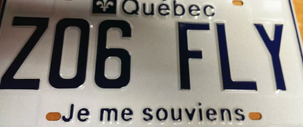 Plaques d’immatriculation personnalisées au Québec!
