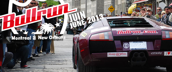 Départ du Bullrun 2013 à Montréal
