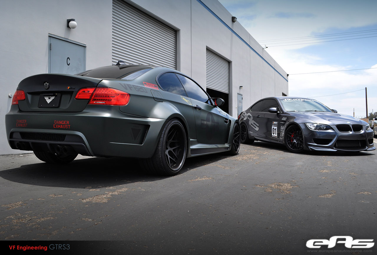 A pair of supercharged M3's. 