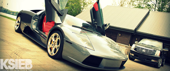 Kristopher Sieb, aspiring photographer, shares a cool Lambo shoot