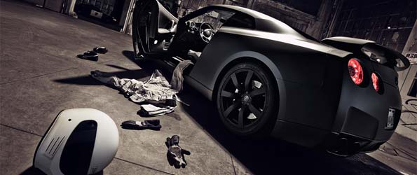 Nissan GT-R shoot with personality